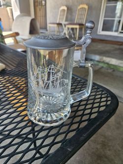Old Spice beer stein