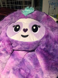 Purple teddy bear seat for kids
