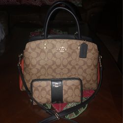 Coach Purse + Wallet Original Brand New