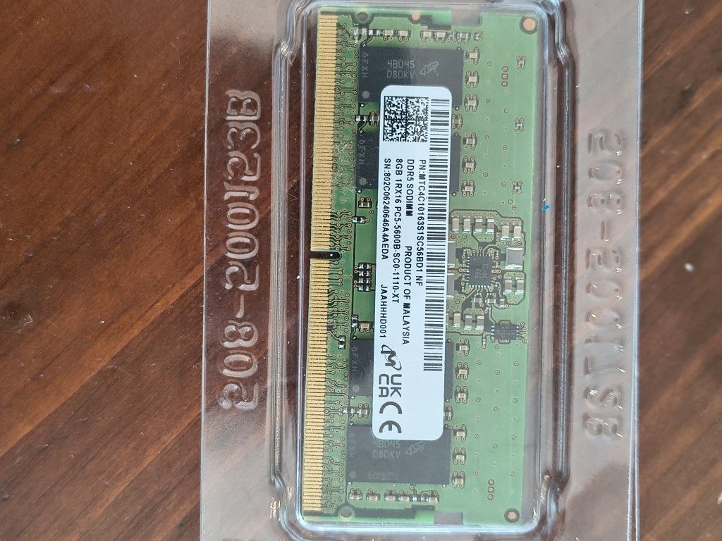 Ddr5 8gb Sodimm PCs 5600