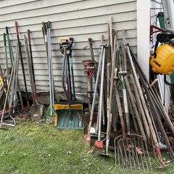Shovel Pigs, Rakes, Shovels, Aerators