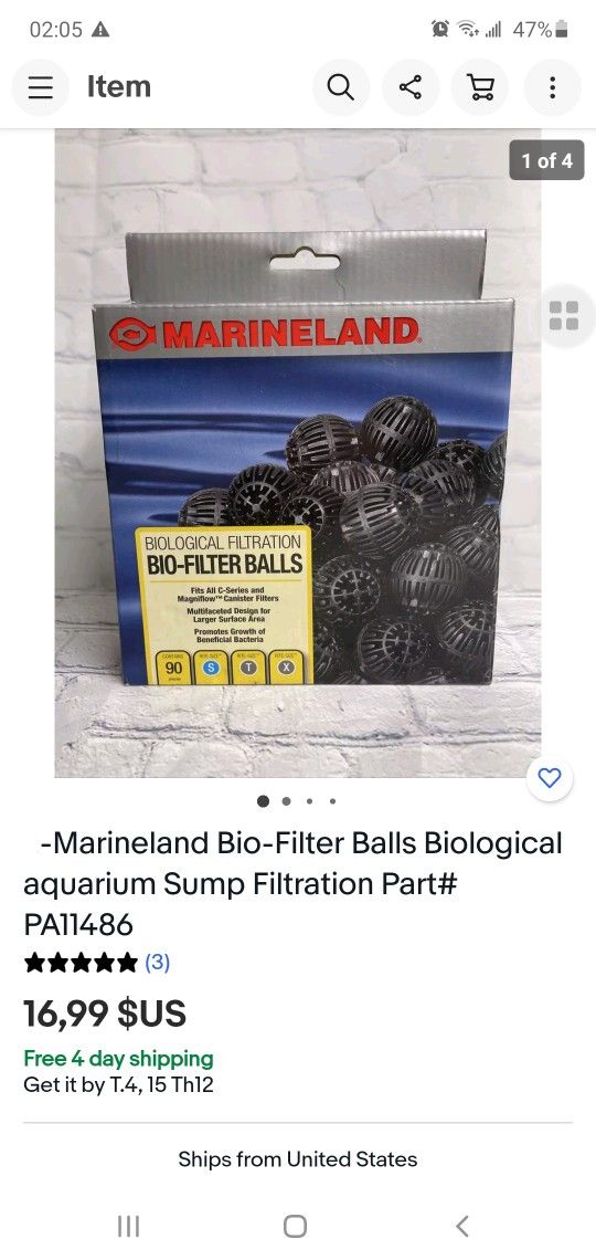 Bio Filter Balls Aquarium