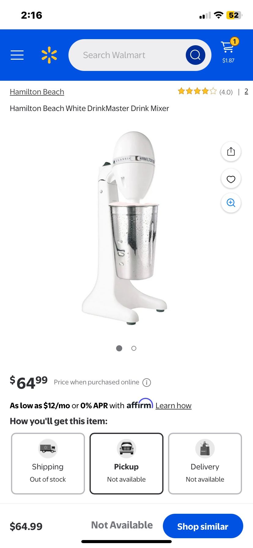 Milkshake Maker