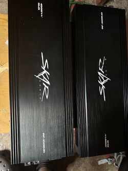 2 Skar RP-4500.1D Amplifiers