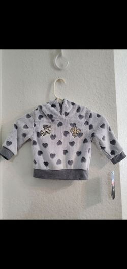 New Orleans Saints fleece pullover size 18 months