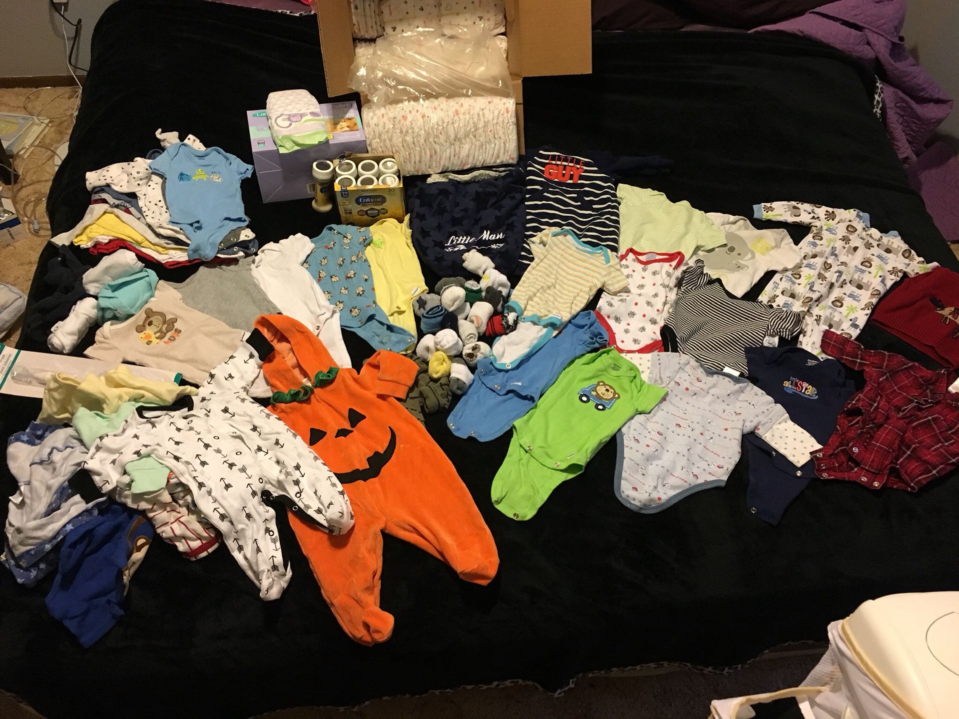 Lot of 50+ Onesies and Sleepers