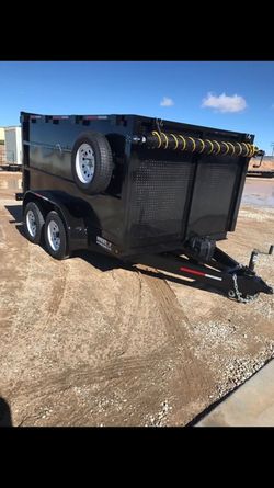 8X10X4 TA Dump Trailer