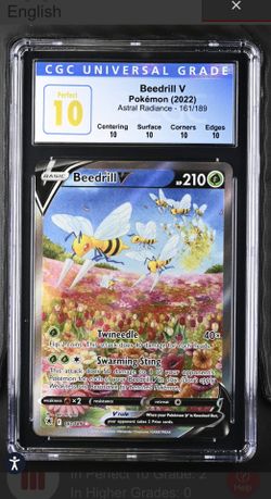 Pokemon Beedrill V Alt Art Graded PERFECT CGC 10