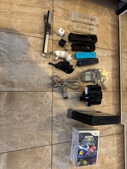 Nintendo Wii Black Console Bundle with Games and Accessories (open to offers)