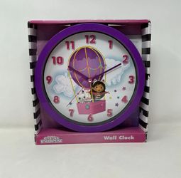 New in Box! Gabby’s Dollhouse Wall Clock " | Batteries Not Included