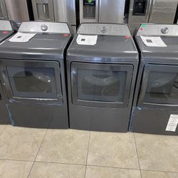 GE Profile 7.4 cu.f Dryer gas Diamond Gray 1 Year Warranty 