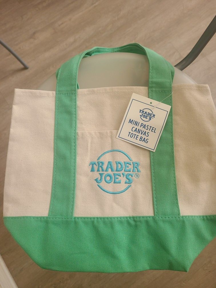 Easter trader Joe's mini tote bag (new)