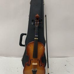 21" Glaesel Stradivarius copy & case violin v130 W/ Bow