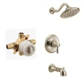 MOEN  Belfield M-CORE 3-Series 1-Handle Eco-Performance Tub and Shower Trim Kit in Polished Nickel