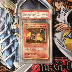 Pokemon PSA 10 Charizard Japanese 1st Ed 2016