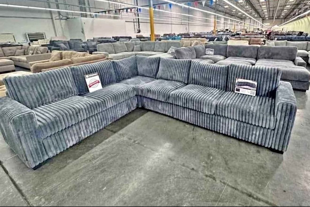 Furry Like Corduroy Couch New In Box