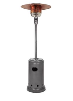 Amazon Basics 46,000 BTU Portable Outdoor Propane Patio Heater with Wheels, Commercial & Residential, Easy to Use, with Water Tank, Havana Bronze, 32.