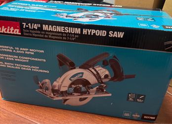 Makita 15 Amp 7-1/4 in. Corded Lightweight Magnesium Hypoid Circular Saw with built in fan and 24T Carbide blade