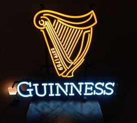 Guinness Harp Neon Sign