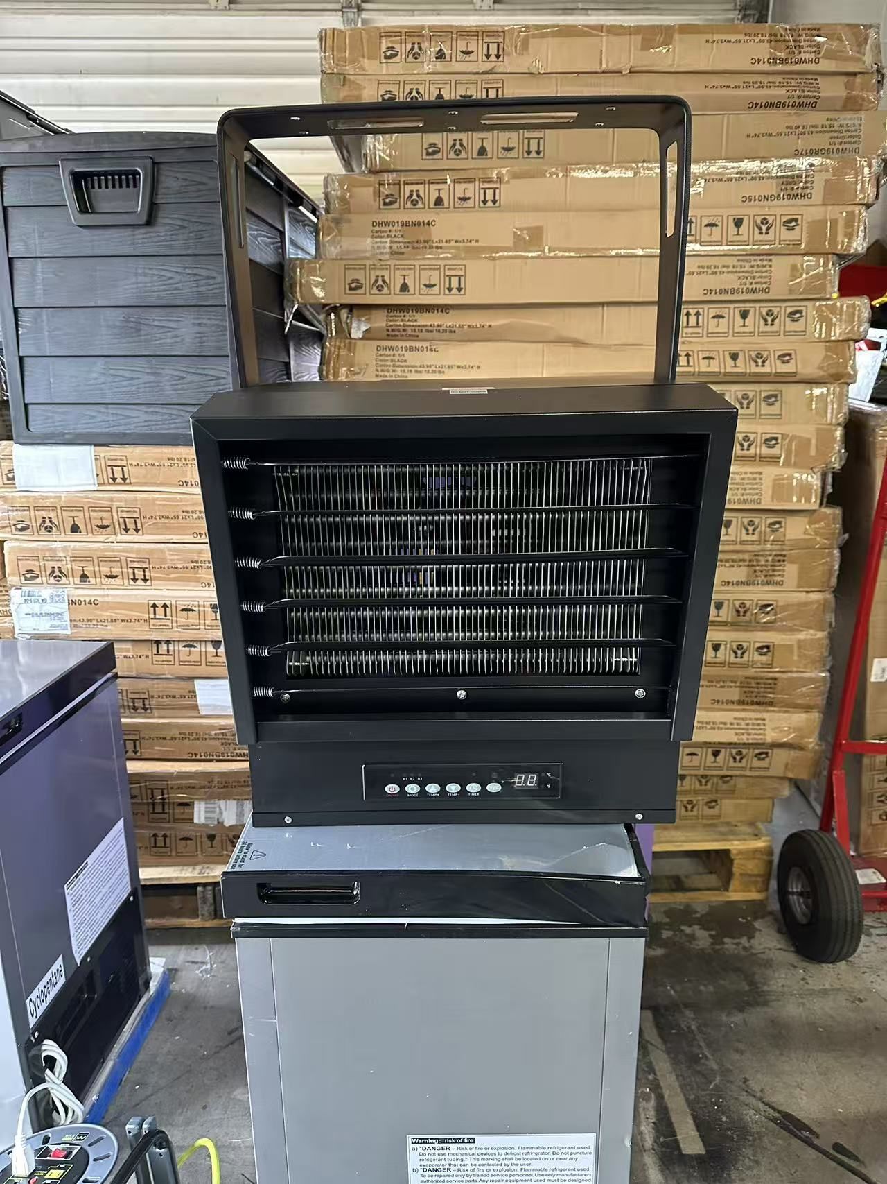 Brand new 10000W Electric Garage Heater, 240V Ceiling-Mounted Digital Fan -Forced Heater with Thermostat, Remote Control, 3 Heat Modes & 12-Hour Timer