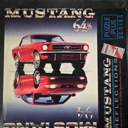 1994 Mustang Reflections 1964 1/2 1994 Ford Mustang 500 Piece Puzzle W Cards