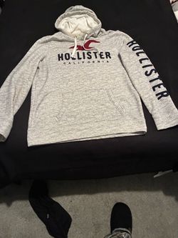 Hollister California Gray Graphic Hoodie