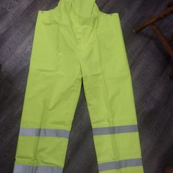 Tingley Class E Safety Rain  BibCoveralls Size 4x