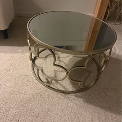 Small mirrored coffee table