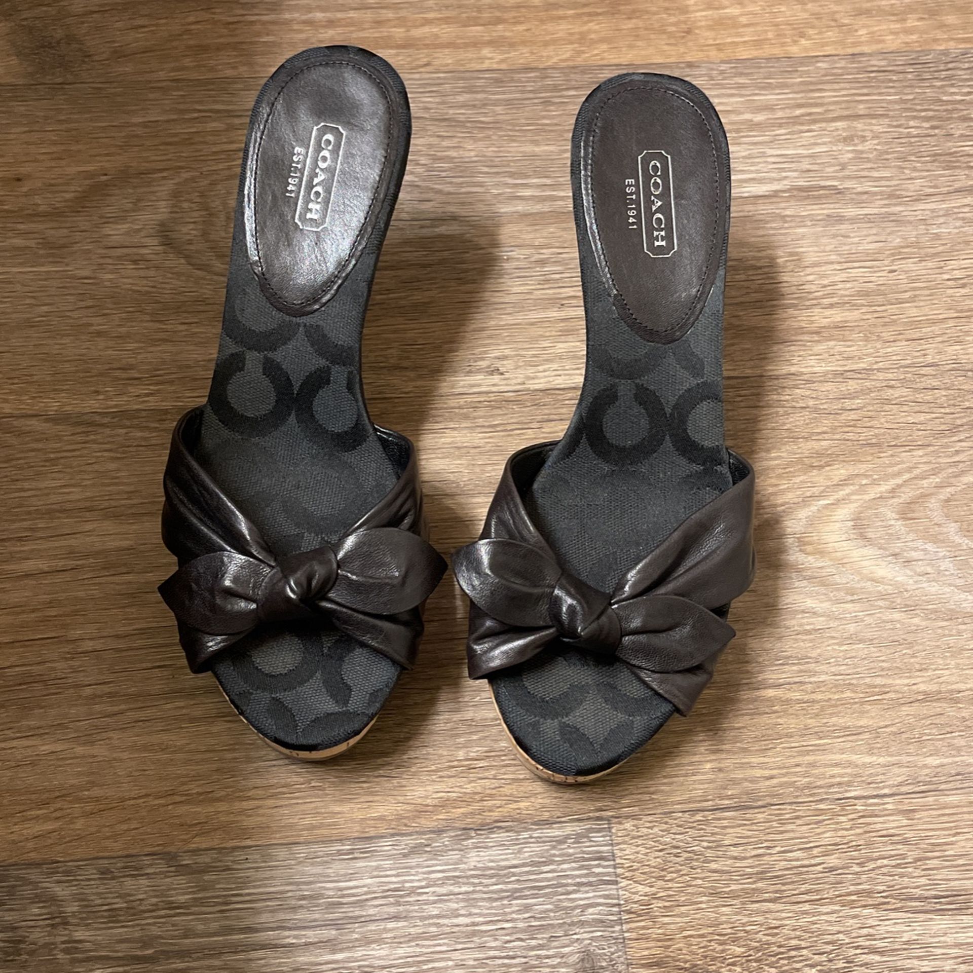 Coach Wedge Shoe Size 6 1/2