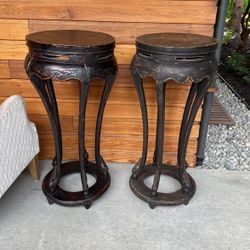 Asian Antique display stands