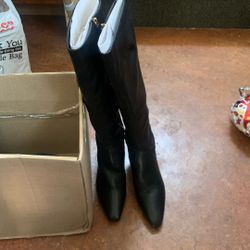 High Heel High Top Boots 