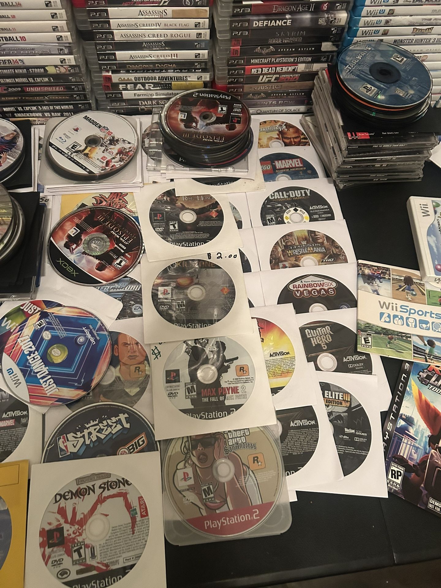 🎮PlayStation 2 Games Collection GTA + Kingdom Hearts + Star Wars Battlefront Ps2 + Bully + NBA Street + Sonic + NFL Street + Need For Speed Wanted