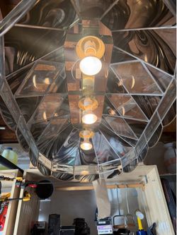 Vintage Billiard Table Chandelier Light
