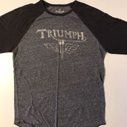 Lucky Brand Men’s Triumph Motorcycles Graphic Tee — Size Large