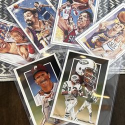  1991 Legends - Magazine Insert - Postcards