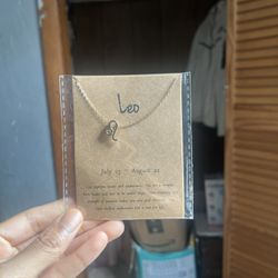 Leo Horoscope Necklace 