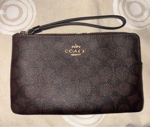 Coach purse brown