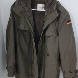 GERMANY ARMY  Parka JACKET WITH FLEECE LINED 