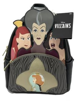 Loungefly Disney Villains Scene Evil Stepmother and Stepsisters Mini Backpack
