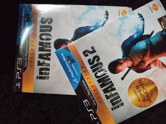 Infamous 1 and 2 PS3 games
