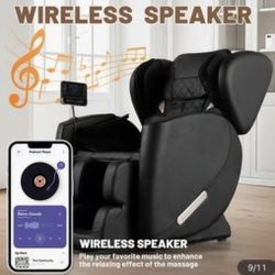 NEW 2024 Luxury Zero-Gravity Massage Chair Recliner - Full Body Air Pressure, Heat, Vibration, roll