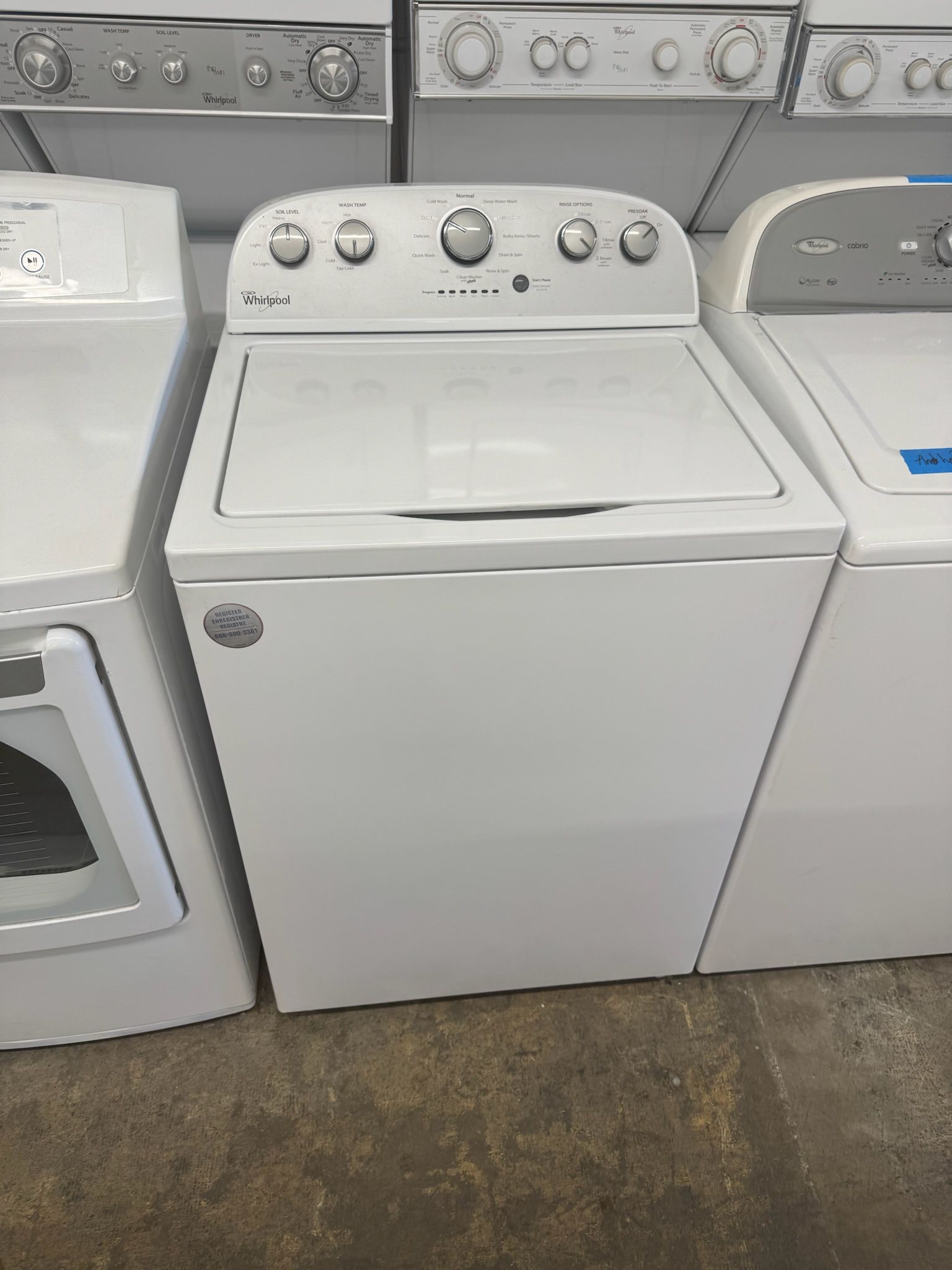 Used Whirlpool Washer Agitator Top Load