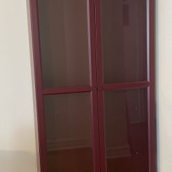 Like New Burgundy Billy Bookcase