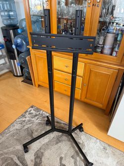 Rolling TV stand