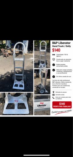 B&P Liberator Heavy-Duty Aluminum Hand Truck Dolly