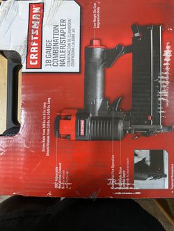 Craftsman 18 Gauge Nail And Stapler