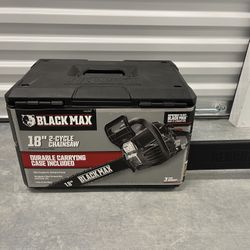 Black Max 18-inch Gas Chainsaw 38cc 2-Cycle Engine