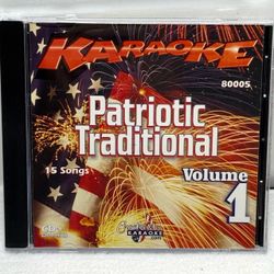 Chartbuster Karaoke Patriotic Traditional Vol 1 CD+G 80005 16 Songs