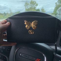 Authentic Gucci Butterfly Discontinued Wallet 