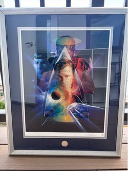 Franklin Mint Star Trek 30th Anniversary Signed Lithograph